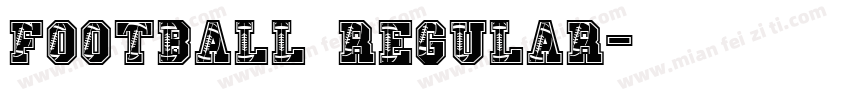 football Regular字体转换